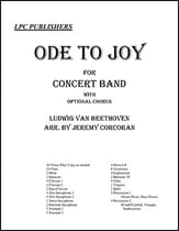 Ode to Joy Concert Band sheet music cover